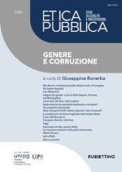 Etica pubblica. Studi su legalità e partecipazione (2022). 1: Genere e corruzione