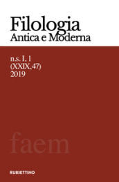 Filologia antica e moderna (2019). 47.