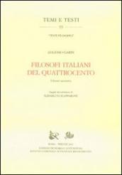 Filosofi italiani del Quattrocento. Ediz. anastatica