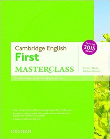 First masterclass. Student's book-Skills practice online-Test online. Per le Scuole superiori. Con espansione online. ine