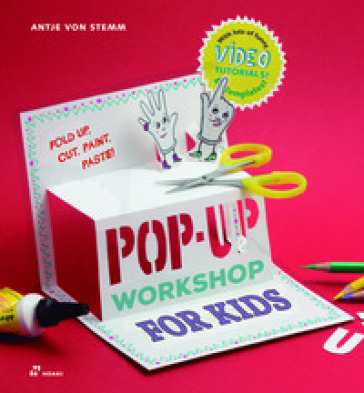 Fold, cut, paint and glue. Pop-up workshop for kids