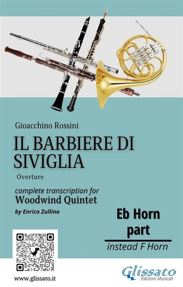 French Horn in Eb part "Il Barbiere di Siviglia" for woodwind quintet