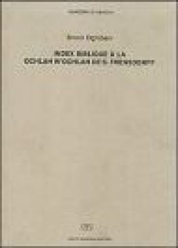 Index biblique à la «Ochlah w' ochlah» de S. Freusdorff