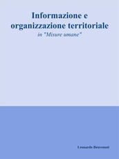 Informazione e organizzazione territoriale