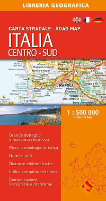Italia. Centro-sud 1:500.000