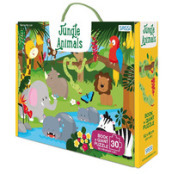 Jungle animals. Ediz. a colori. Con puzzle