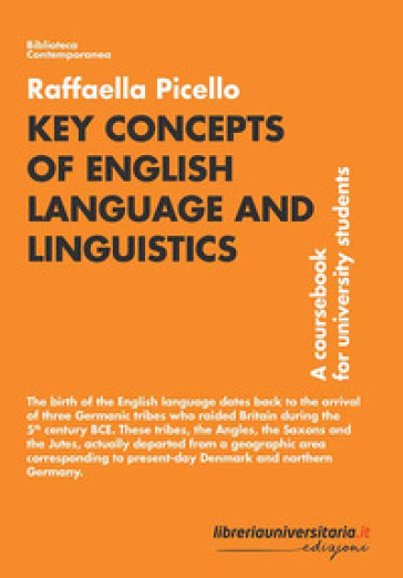 Key Concepts of English Language and Linguistics. A coursebook for university students