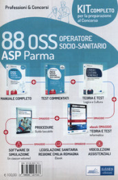 Kit concorso 88 OSS ASP Parma. Con e-book. Con software di simulazione