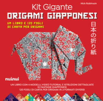Kit gigante origami giapponesi. Con 120 fogli