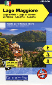 Lago Maggiore, lago d Orta, lago di Varese, Verbania, Locarno, Lugano 1:50.000. Carta escursionistica