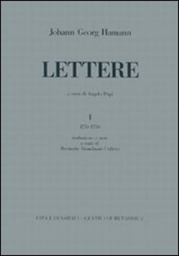 Lettere. 1: (1751-1759)