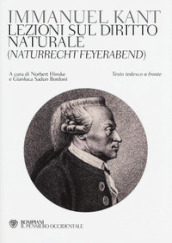 Lezioni sul diritto naturale (Naturrecht Feyerabend). Testo tedesco a fronte