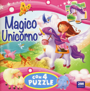 Magico unicorno. Libro puzzle. Ediz. a colori