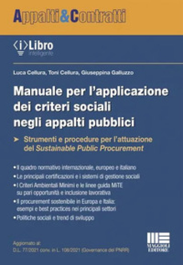 Manuale per l'applicazione dei criteri sociali negli appalti pubblici