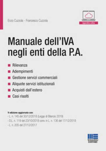 Manuale dell'IVA negli enti della P.A.