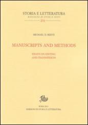 Manuscripts and methods. Essays on editing and trasmission