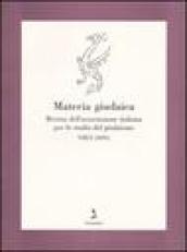 Materia giudaica. Rivista dell Associazione italiana per lo studio del giudaismo (2003). 2.
