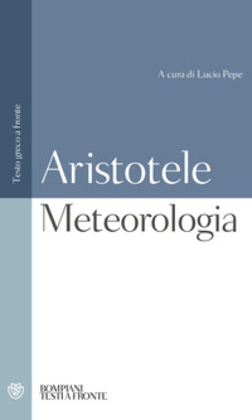 Meteorologia. Testo greco a fronte