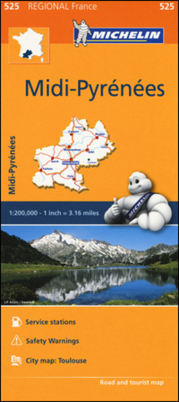 Midi-Pyrénées 1:200.000
