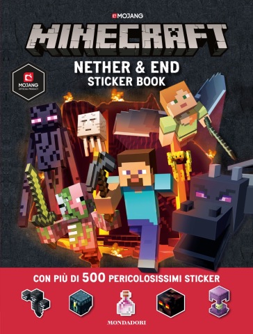 Minecraft. Nether & End sticker book. Con adesivi. Ediz. a colori