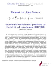 Modelli matematici della pandemia da Covid19 nel paradigmga ODE/SDE