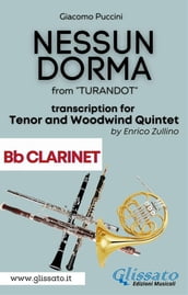 Nessun Dorma - Tenor & Woodwind Quintet (Clarinet part)