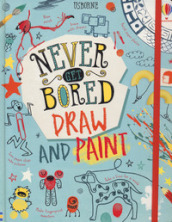 Never get bored book. Draw and paint