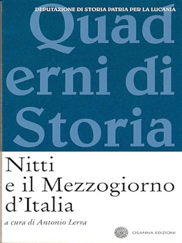 Nitti e il Mezzogiorno d'Italia