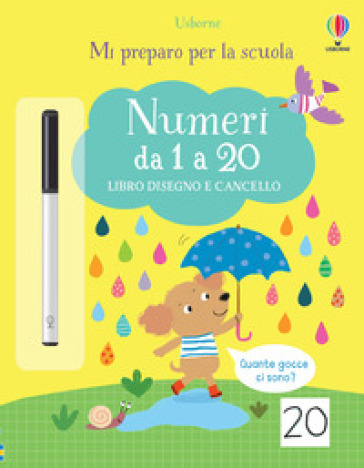 Numeri da 1 a 20. Ediz. a colori. Con pennarello