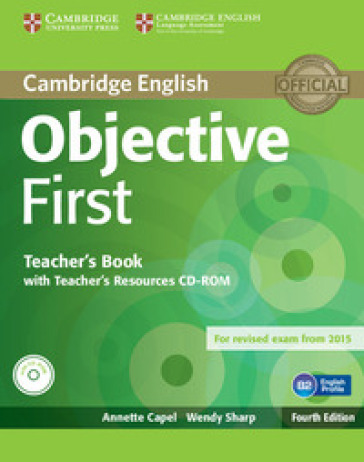 Objective First. Teacher's book. Con CD-Audio