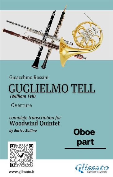 Oboe part of "Guglielmo Tell" for Woodwind Quintet