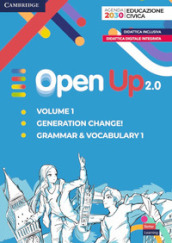 Open up 2.0. Level 1. Student s pack (grammar & vocabulary 1 with Generation change). Per la Scuola media. Con e-book. Con espansione online