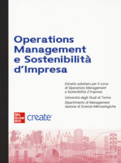 Operations management e sostenibilità. Con e-book