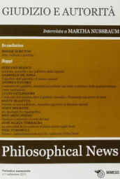 Philosophical news (2012). 3: Giudizio e autorità