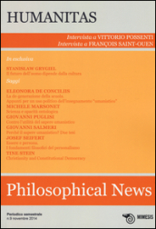 Philosophical news. 9.Humanitas
