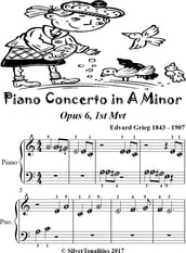 Piano Concerto In A Minor Opus 6 First Mvt Beginner Piano Sheet Music