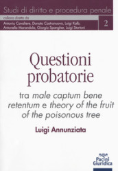 Questioni probatorie. Tra male captum bene retentum e theory of the fruit of the poisonous tree