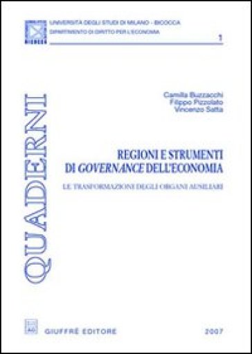Regioni e strumenti di governance dell'economia. Le trasformazioni degli organi ausiliari