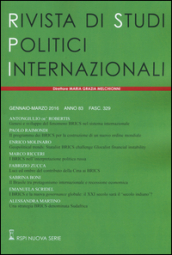 Rivista di studi politici internazionali (2016). 1.
