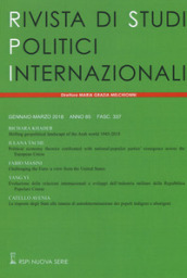Rivista di studi politici internazionali (2018). 1.