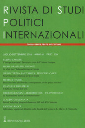 Rivista di studi politici internazionali (2018). 3.