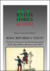 Roma, Repubblica: venite! Percorsi attraverso la documentazione della Repubblica romana del 1849