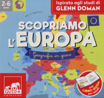 Scopriamo l'Europa. Geografia in gioco. Ispirato agli studi Glenn Doman. Con 80 carte. Con poster