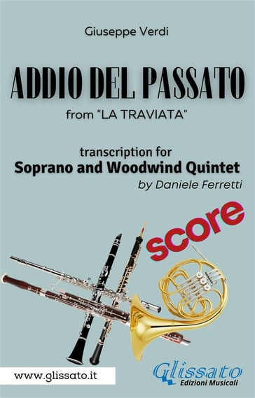 (Score) Addio del passato - Soprano & Woodwind Quintet