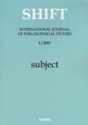 Shift. International journal of philosophical studies (2017). 1: Subject