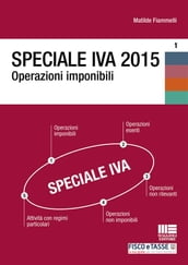 Speciale IVA 2015. Operazioni imponibili