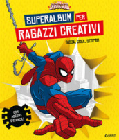 Spiderman. Superalbum per ragazzi creativi. Con adesivi e stencil