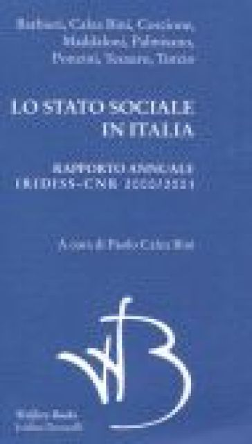 Lo Stato sociale in Italia 2000-2001. Rapporto Iridiss-Cnr