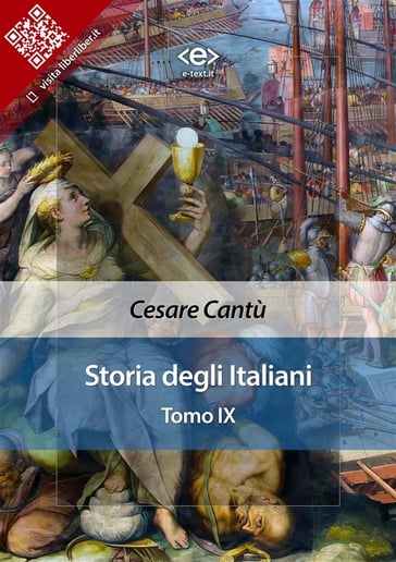 Storia degli italiani. Tomo IX