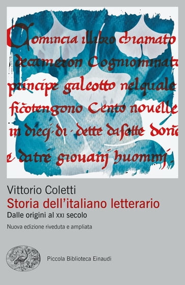 Storia dell'italiano letterario